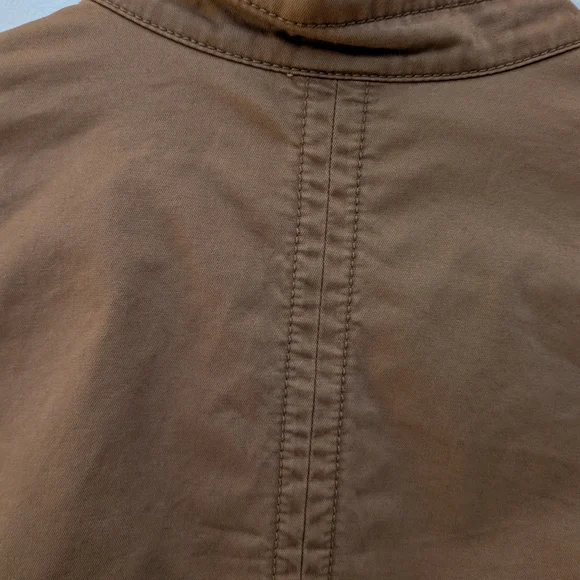 OLD NAVY Vintage Women's Military Style Tan Double-Breasted Jacket | XL - Picture 5 of 5